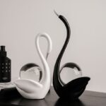 Upendo Couple Swans Ornament
