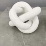 Kiungo Decorative Knot- White
