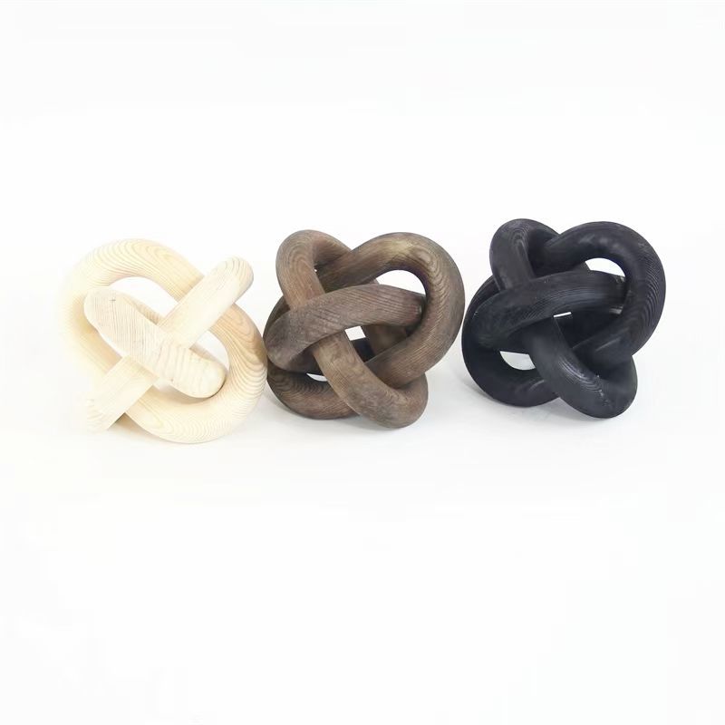 Kiungo Decorative Knot- White - Image 3